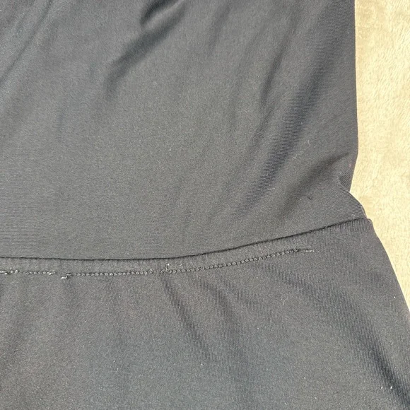 Patagonia Black Midi Skirt A-Line Foldover Waist Athletic Size M Athleisure - Picture 8 of 8